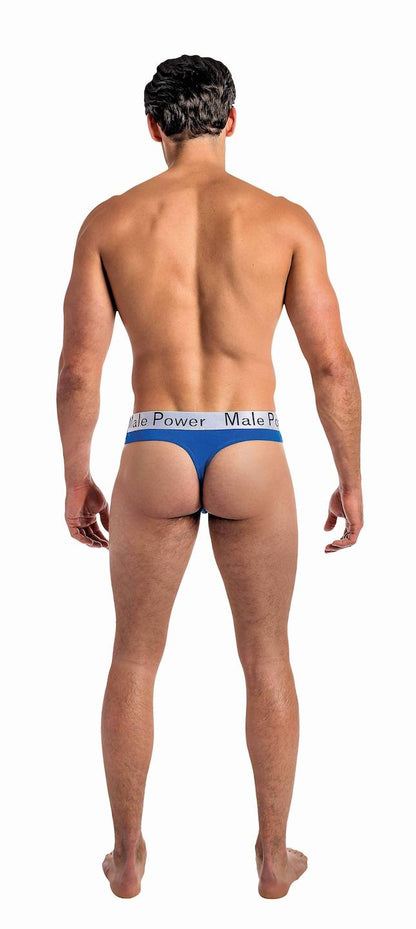 MP438227 Malepower Lo Rise Thong - Turquoise