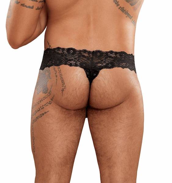 mp465178 malepower micro thong pinch back black