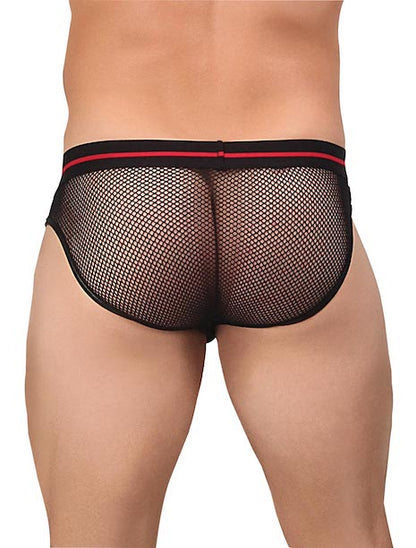 MP490156 Malepower Male Power Lo Rise Pouch Enhancer Bikini Black