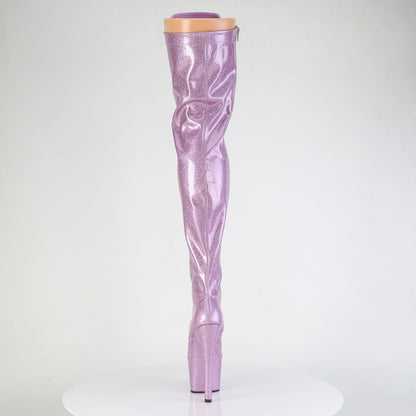 adore 3020gp pleaser pole dancing lilac thigh high boots