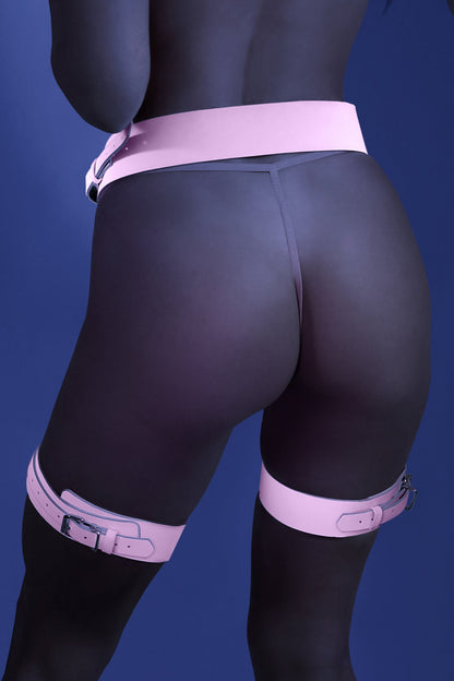 FL-GL2117 Fantasy Lingerie Exotic Dancewear Strapped In Harness Top