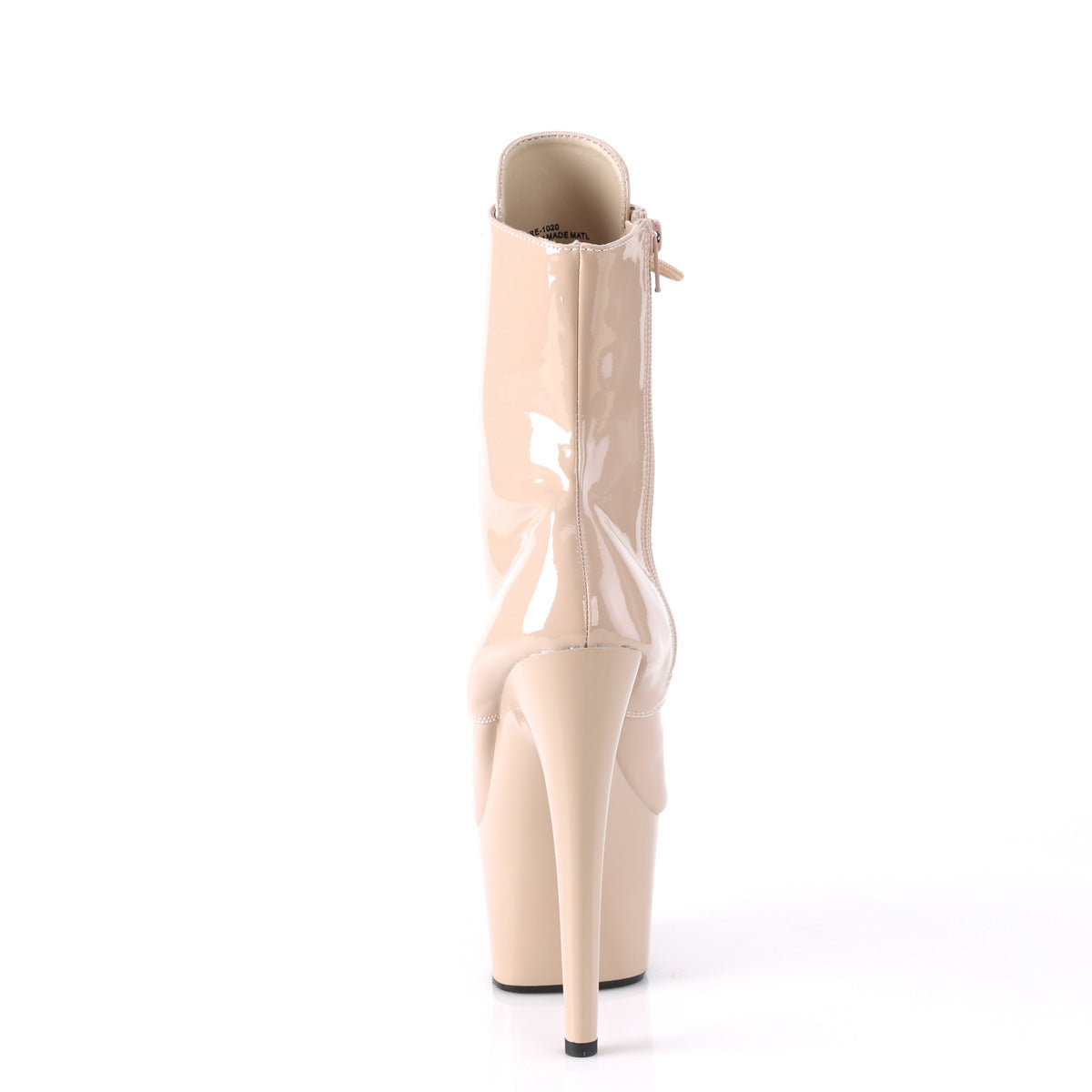 ADORE-1020 Pleaser Nude Patent/Nude Platform Shoes [Sexy Footwear]