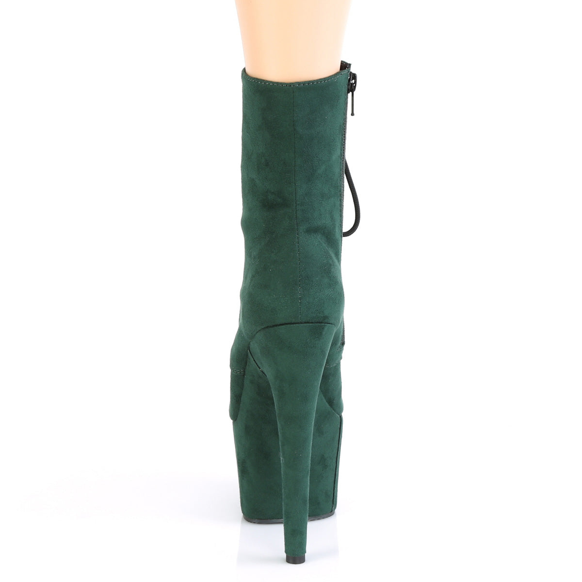 ADORE-1020FS Pleaser Emerald Green F.Suede/Emerald Green F.Suede Platform Shoes [Exotic Dance Ankle Boots]