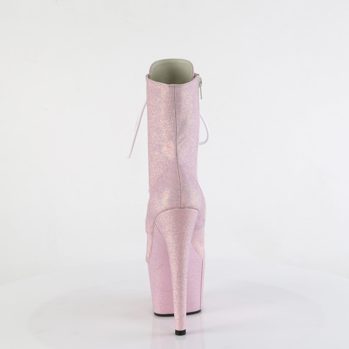ADORE-1020SDG Pleaser B Pink Sawdust Glitter Platform Shoes [Exotic Dance Ankle Boots]