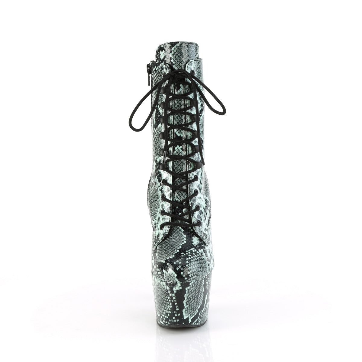 ADORE-1020SPWR Pleaser Mint Snake Printint Snake Print Platform Shoes [Sexy Ankle Boots]