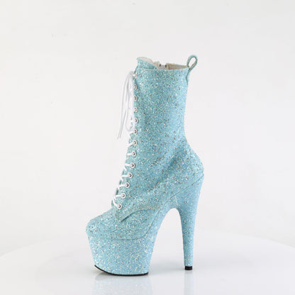 ADORE-1040GR Pleaser Baby Blue Glitter Sexy Platform Shoes (Pole Dancing Heels)