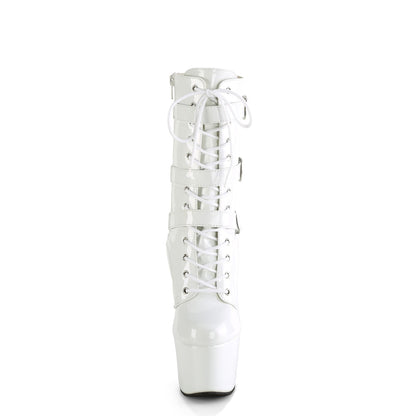 ADORE-1043 Pleaser White Patent Sexy Platform Shoes (Pole Dancing Heels)