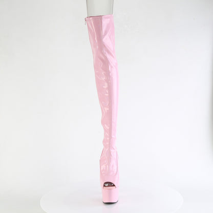 ADORE-3011HWR Pleaser Baby Pink Hologram Sexy Platform Shoes (Pole Dancing Heels)