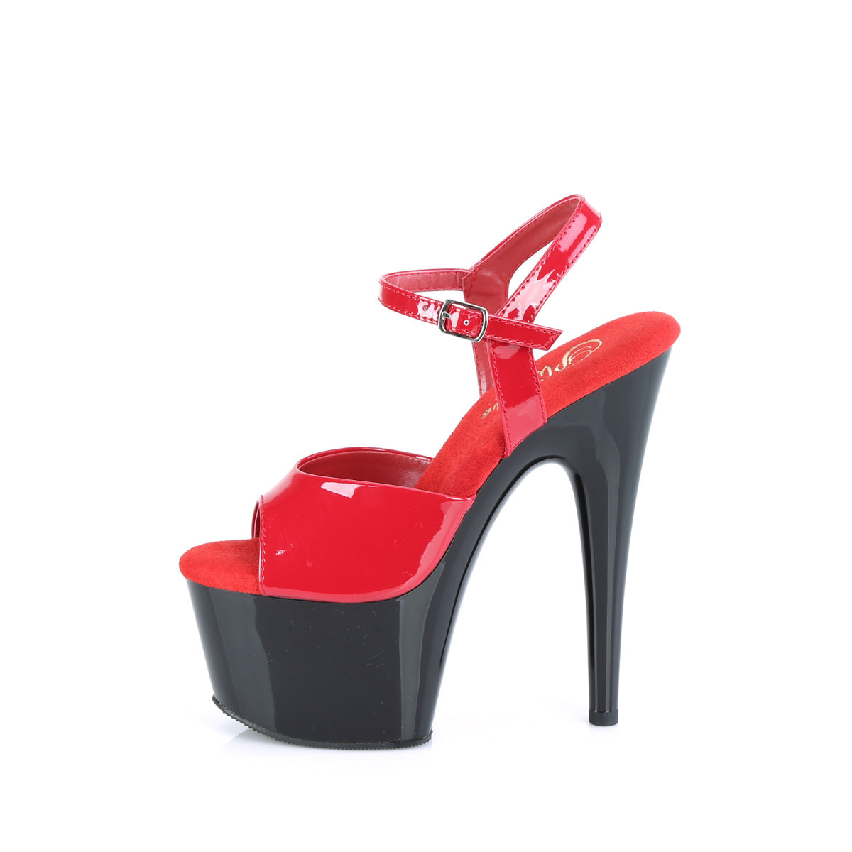 ADORE-709 Pleaser Red Patent/Black Platform Shoes [Exotic Dance Shoes]