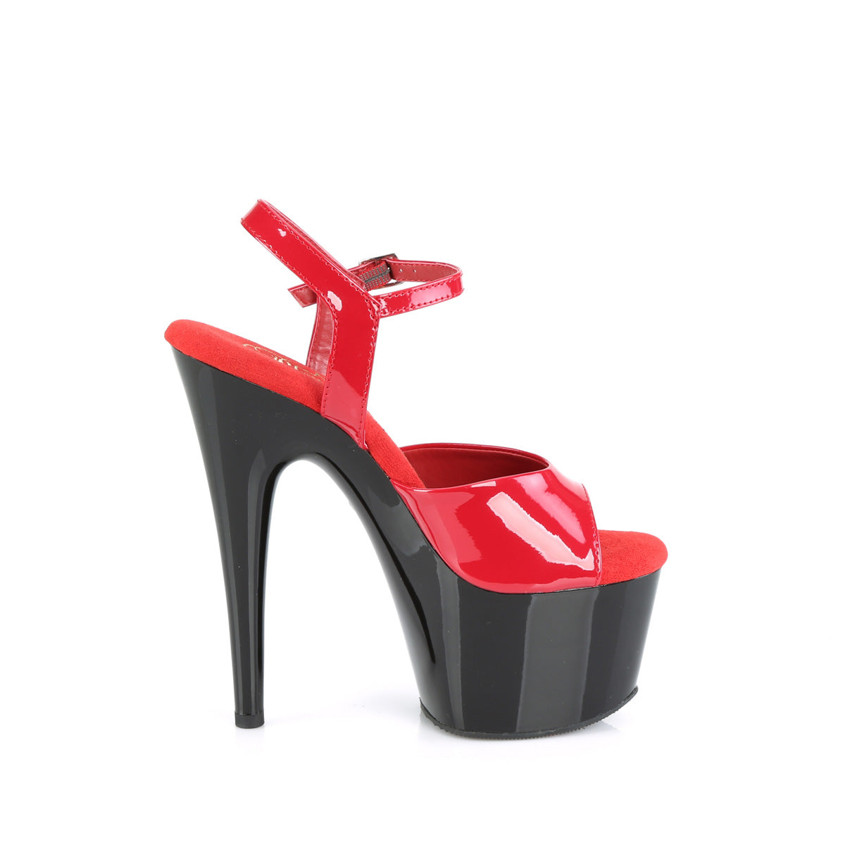 ADORE-709 Pleaser Red Patent/Black Platform Shoes [Exotic Dance Shoes]