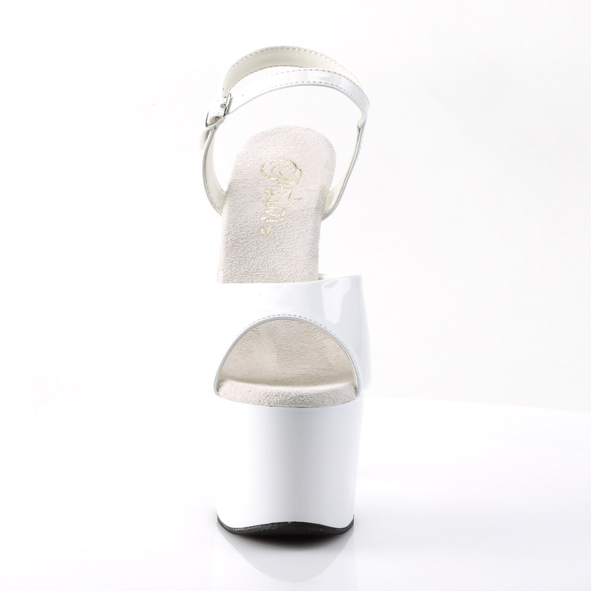 ADORE-709 Pleaser White/White Platform Shoes [Exotic Dance Shoes]