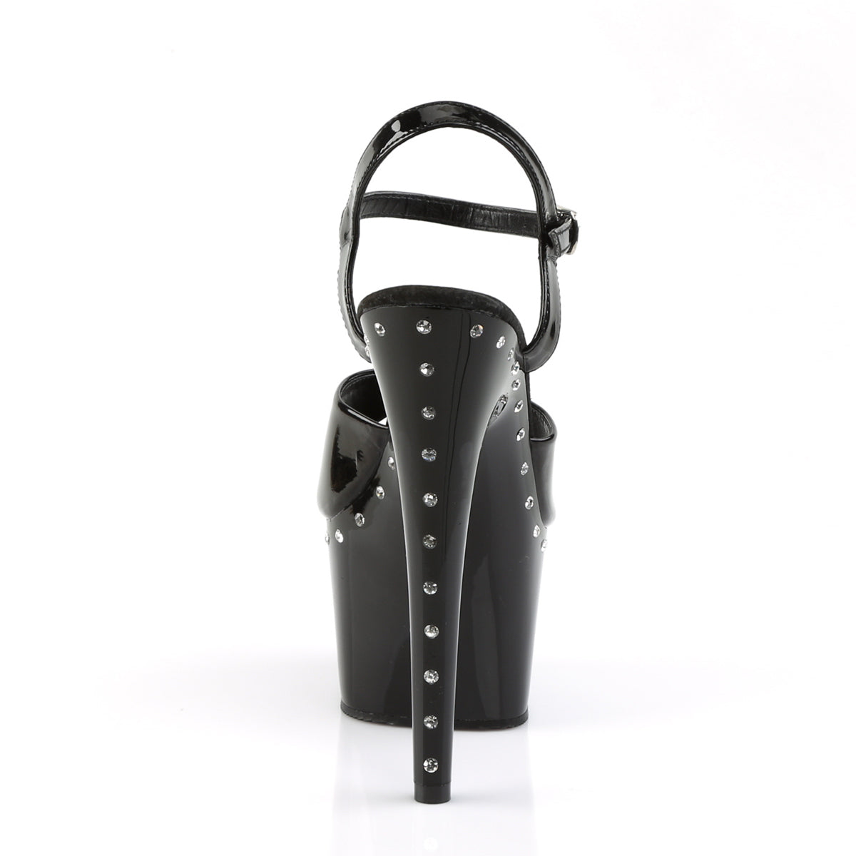 ADORE-709LS Pleaser Black Platform Shoes [Exotic Dance Shoes]