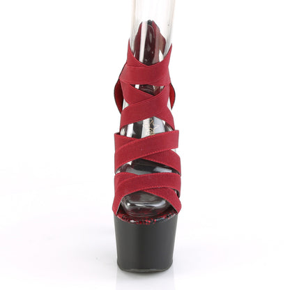 ADORE-748SP Pleaser Wine Sexy Platform Shoes (Pole Dancing Heels)