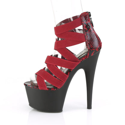 ADORE-748SP Pleaser Wine Sexy Platform Shoes (Pole Dancing Heels)
