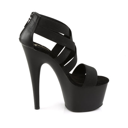 ADORE-769 Pleaser Black Elastic Sexy Platform Shoes (Pole Dancing Heels)
