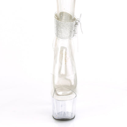 ADORE-791-2RS Pleaser Clear Sexy Platform Shoes (Pole Dancing Heels)