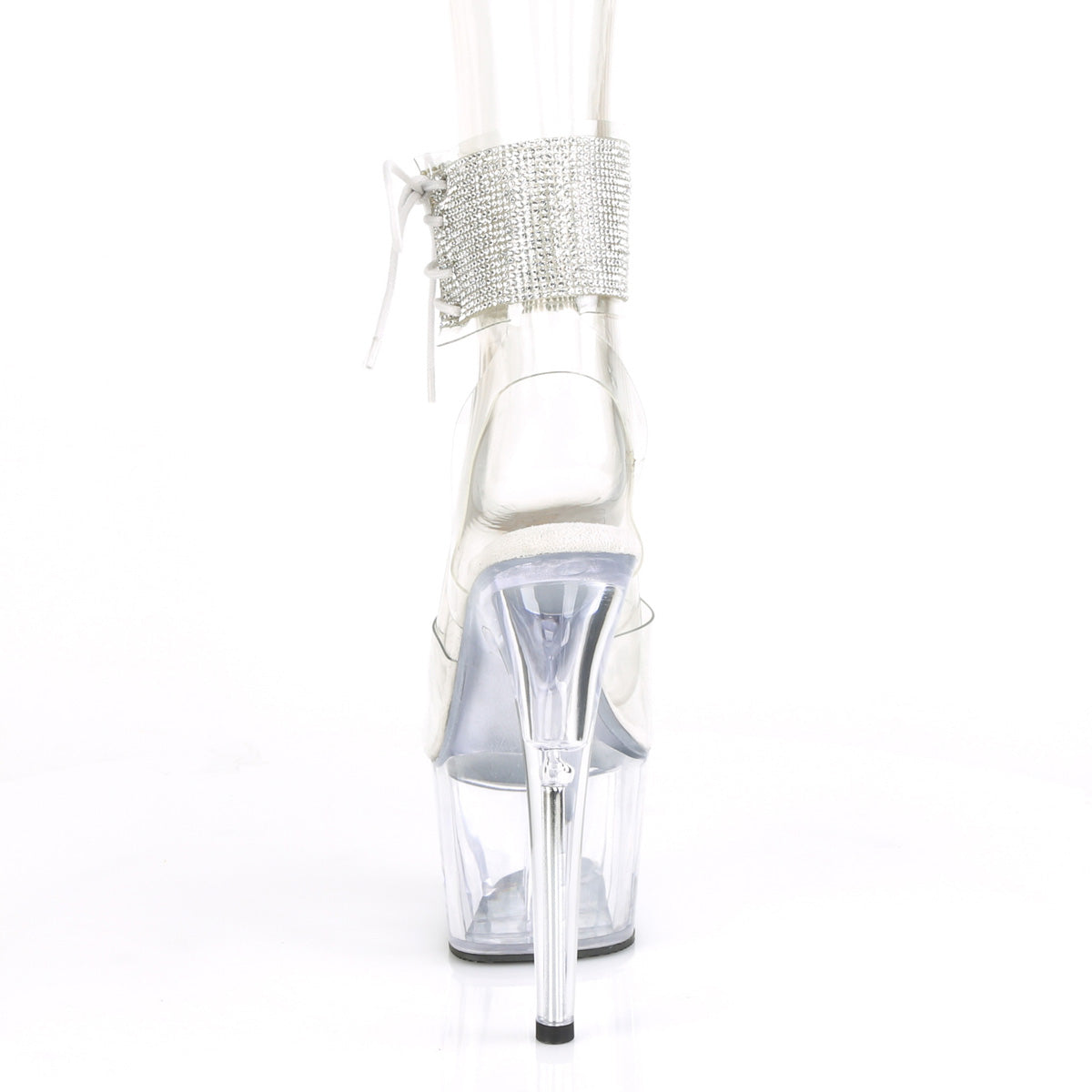 ADORE-791-2RS Pleaser Transparent Clear Platform Shoes [Exotic Dance Shoes]