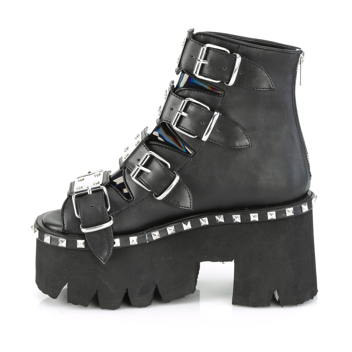 ashes 57 alternative footwear Demonia SKA womens ankle boots blk vegan leather