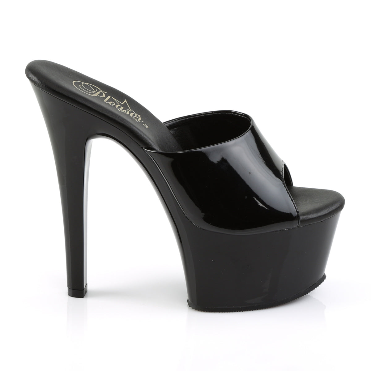 ASPIRE-601 Pleaser Black Patent Platform Shoes [Exotic Dance Shoes]