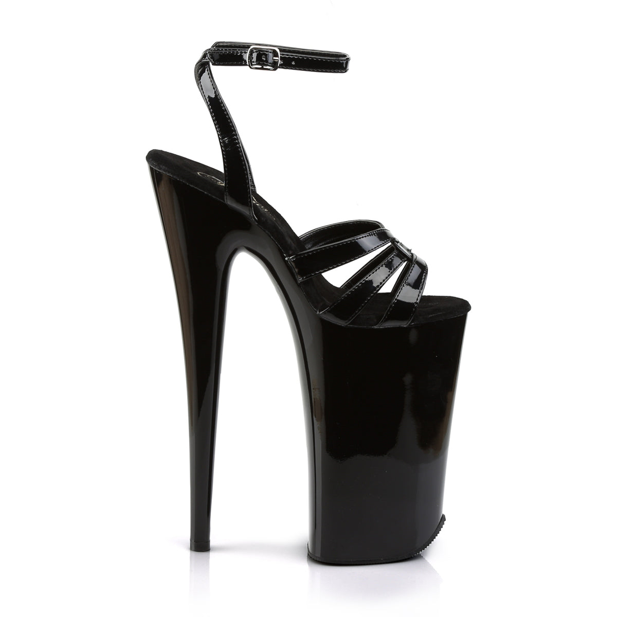 BEYOND-012 Pleaser Black Platform Shoes [Extreme High Heels]