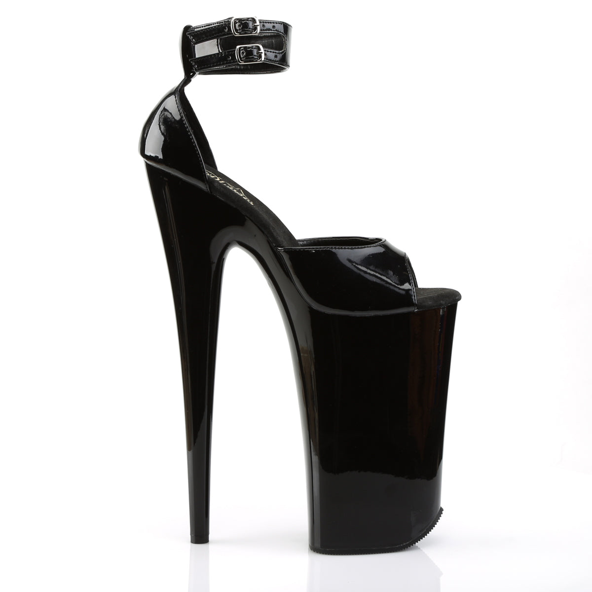 BEYOND-089 Pleaser Black Platform Shoes [Extreme High Heels]