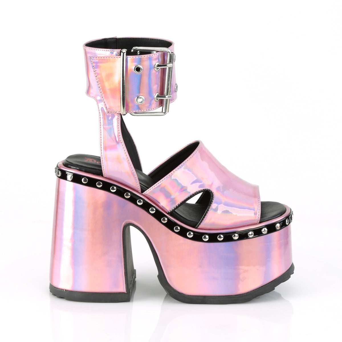 CAMEL-102 Alternative Footwear Demoniacult Women's Sandals Pink Hologram