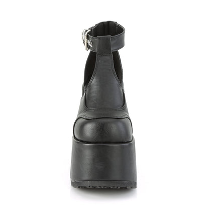 CAMEL-103 DemoniaCult Black Vegan Leather Sexy Women's Sandals (Alternative Footwear)