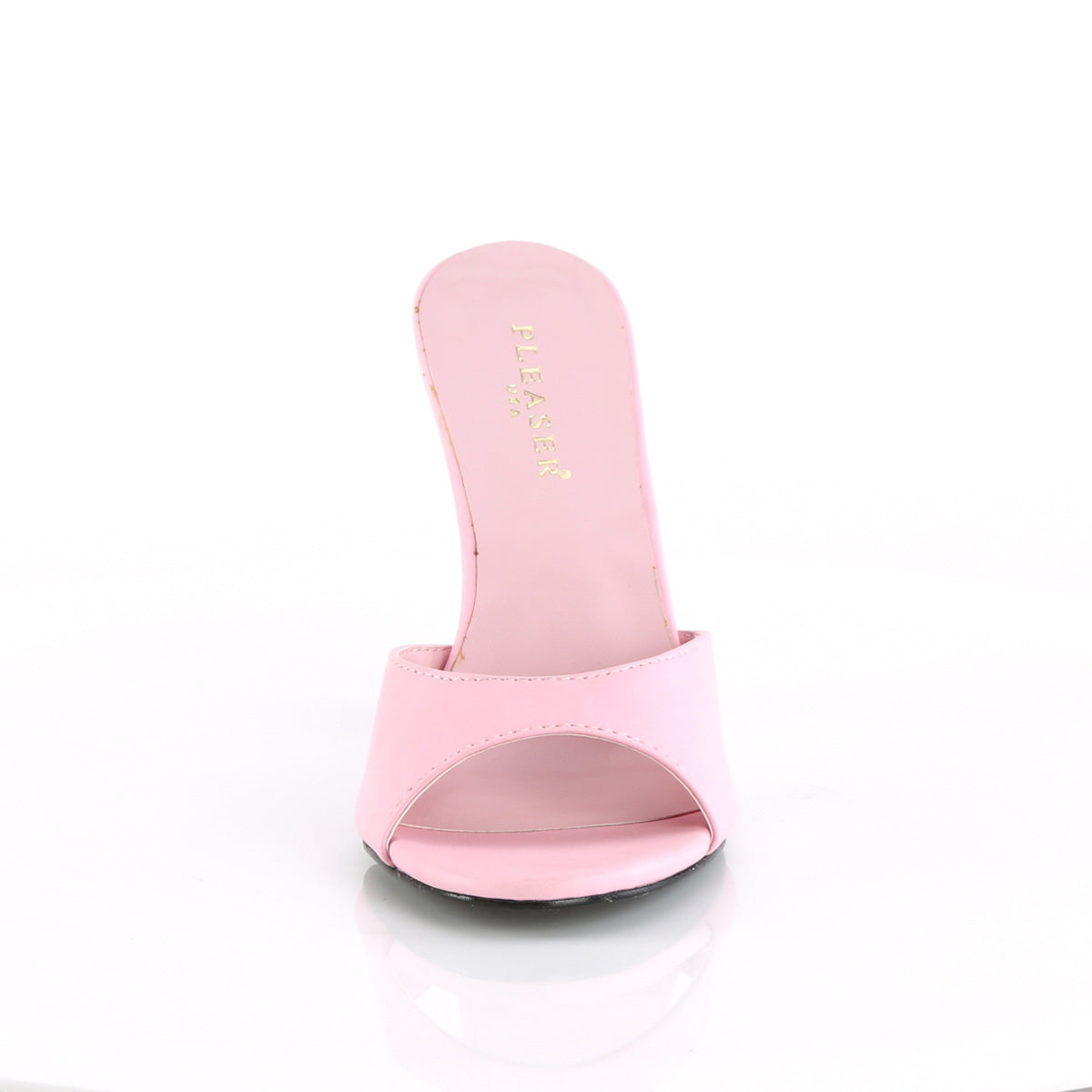 CLASSIQUE-01 Pleaser B Pink Pu Single Sole Shoes [Fetish Shoes]