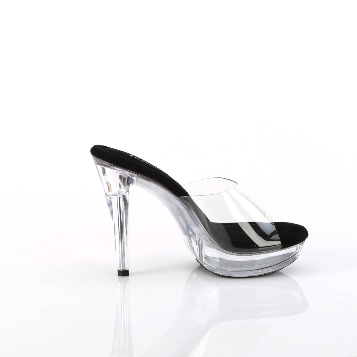 COCKTAIL-501 Fabulicious Clear-Black/Clear Shoes [Sexy Shoes]
