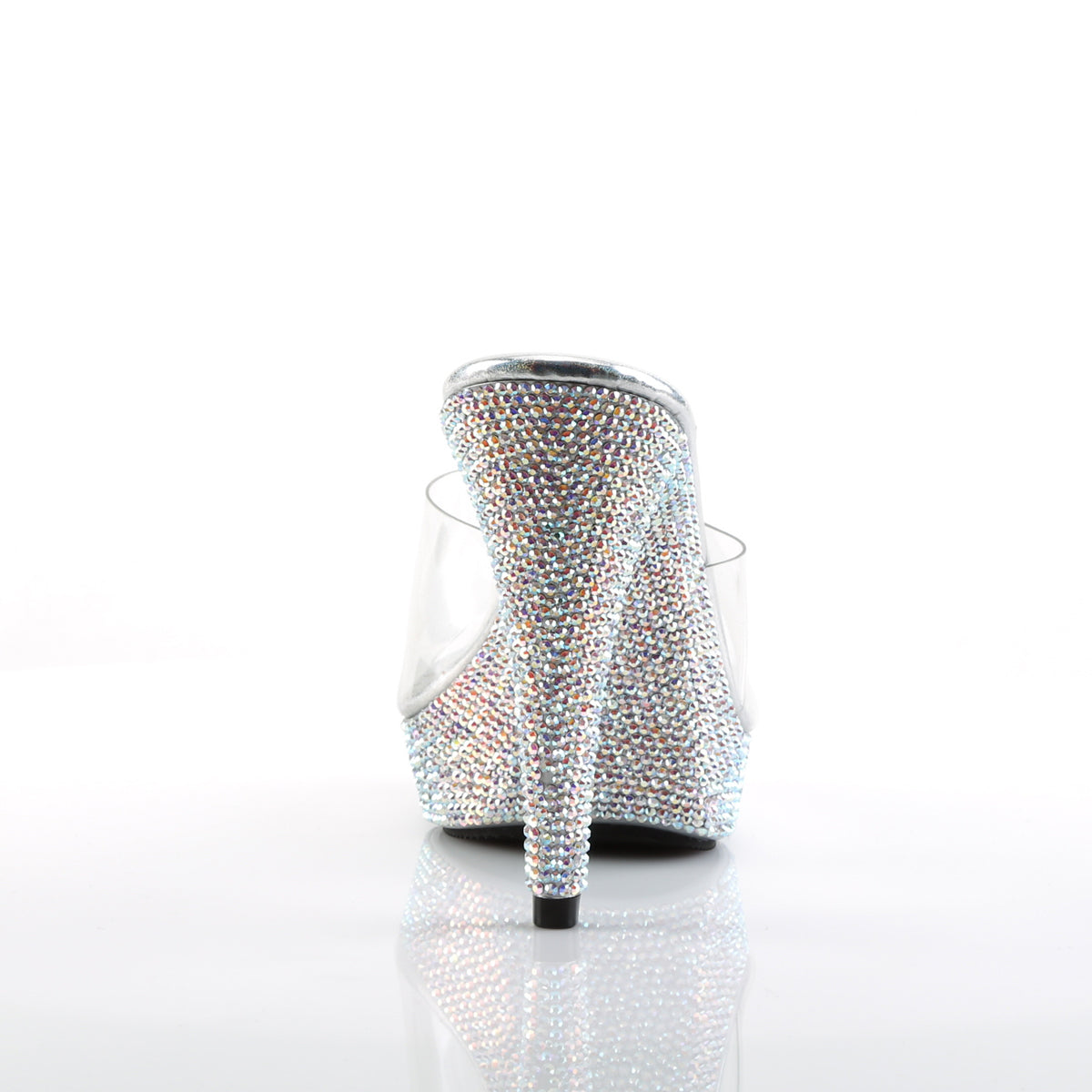 COCKTAIL-501DM Fabulicious Clear/Silver Multi Rhinestones Shoes [Sexy Shoes]
