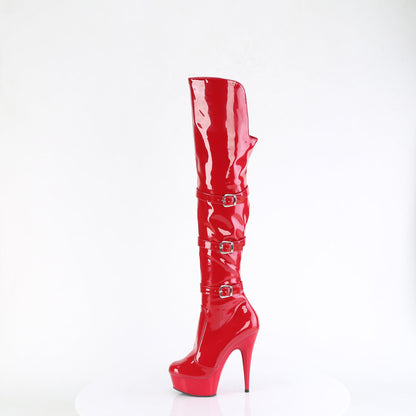 DELIGHT-3018 Pleaser Red Sexy Platform Shoes (Pole Dancing Heels)
