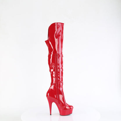 DELIGHT-3018 Pleaser Red Sexy Platform Shoes (Pole Dancing Heels)