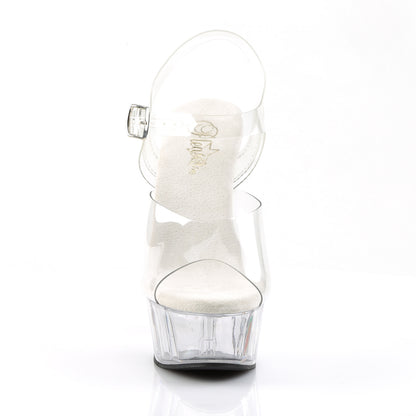 DELIGHT-608 Pleaser Clear Sexy Platform Shoes (Pole Dancing Heels)
