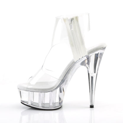 DELIGHT-633 Pleaser Clear Sexy Platform Shoes (Pole Dancing Heels)