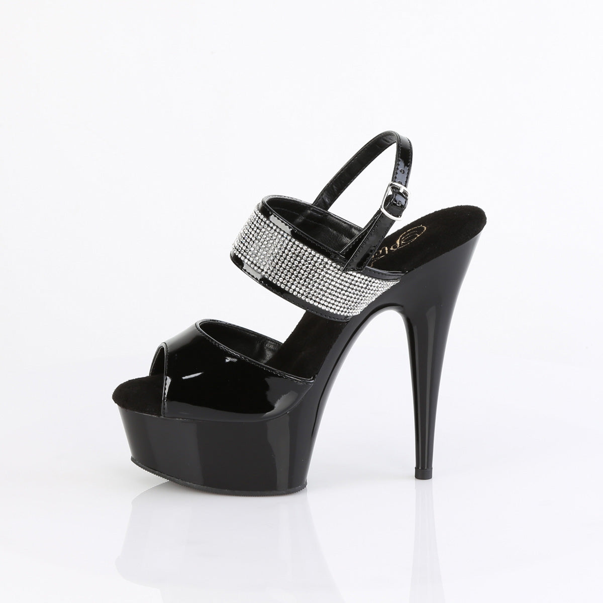 DELIGHT-639 Pleaser Black Patent Platform Shoes [Exotic Dance Shoes]
