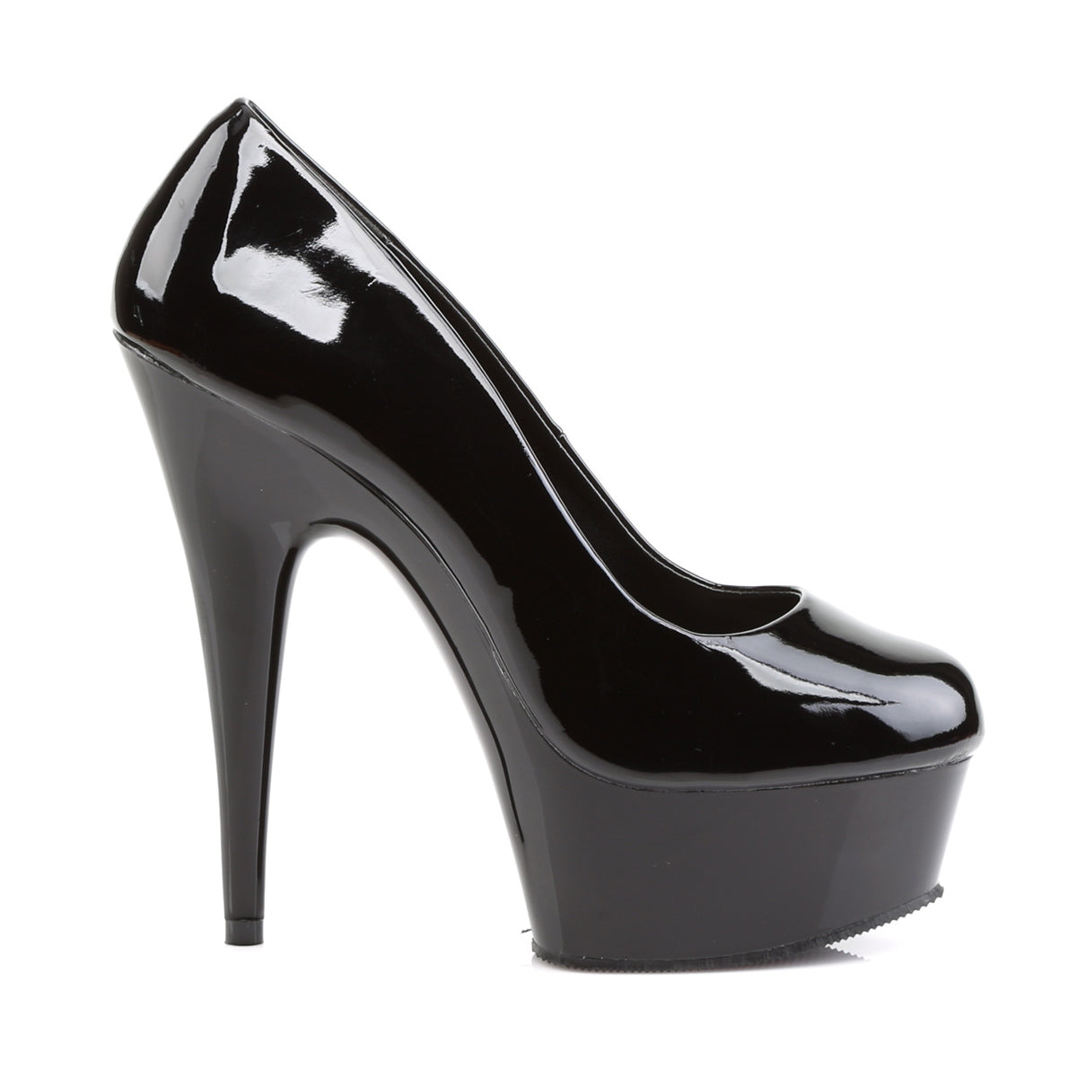 DELIGHT-685 Pleaser Black Patent Platform Shoes [Exotic Dance Shoes]