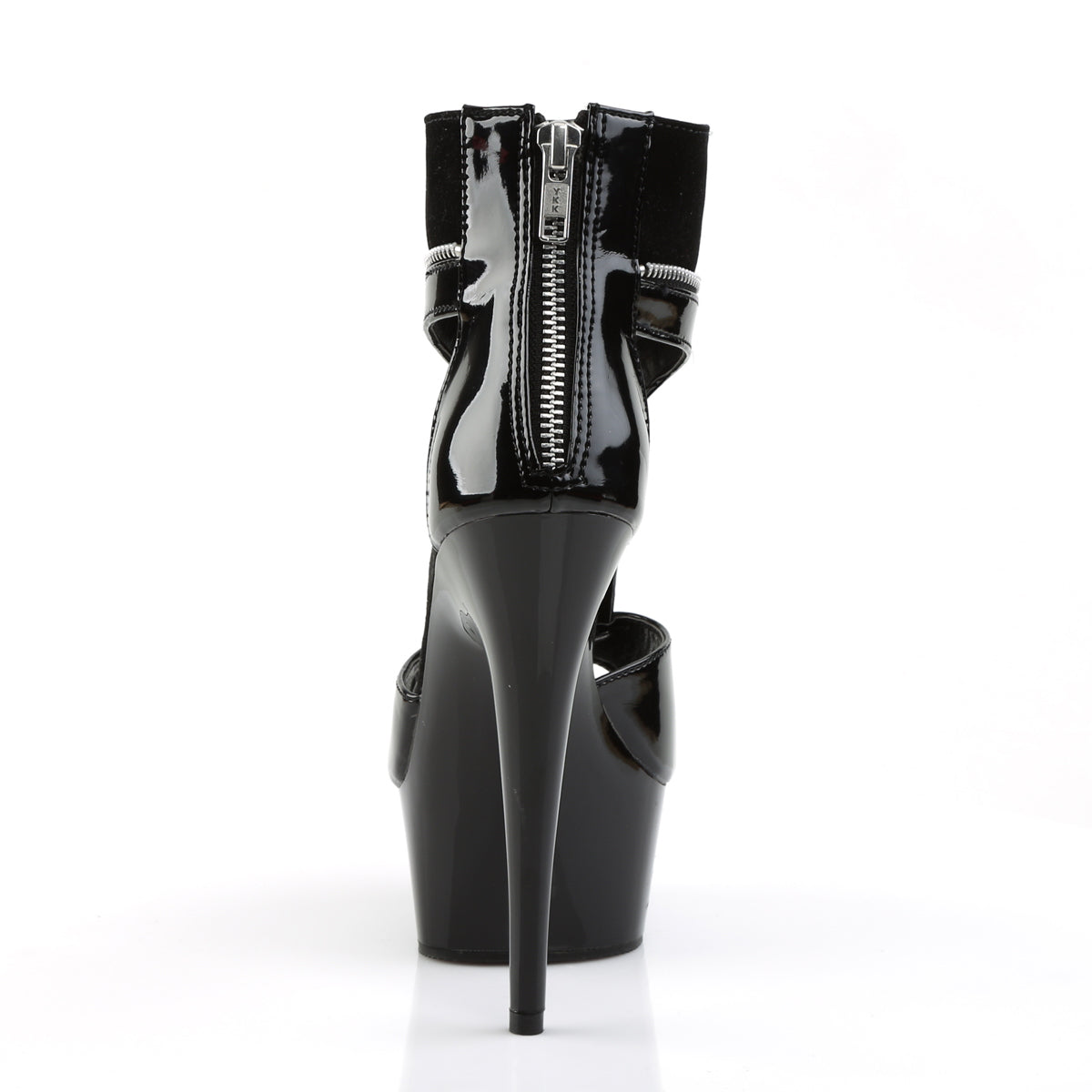 DELIGHT-690 Pleaser Black Patent-Lamy/Black Platform Shoes [Exotic Dance Shoes]