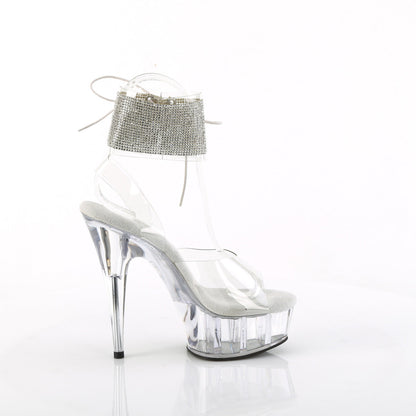 DELIGHT-691-2RS Pleaser Clear Sexy Platform Shoes (Pole Dancing Heels)