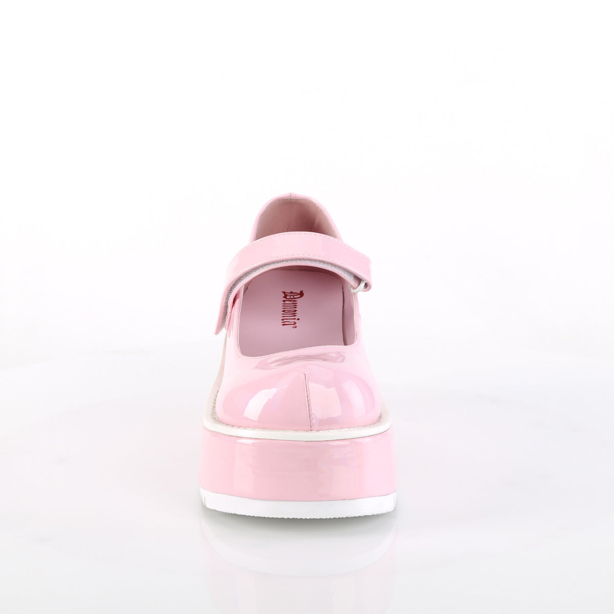 DOLLIE-01 Demonia B Pink Holo Patent Women's Heels & Platform Shoes [Demonia Cult Alternative Footwear]