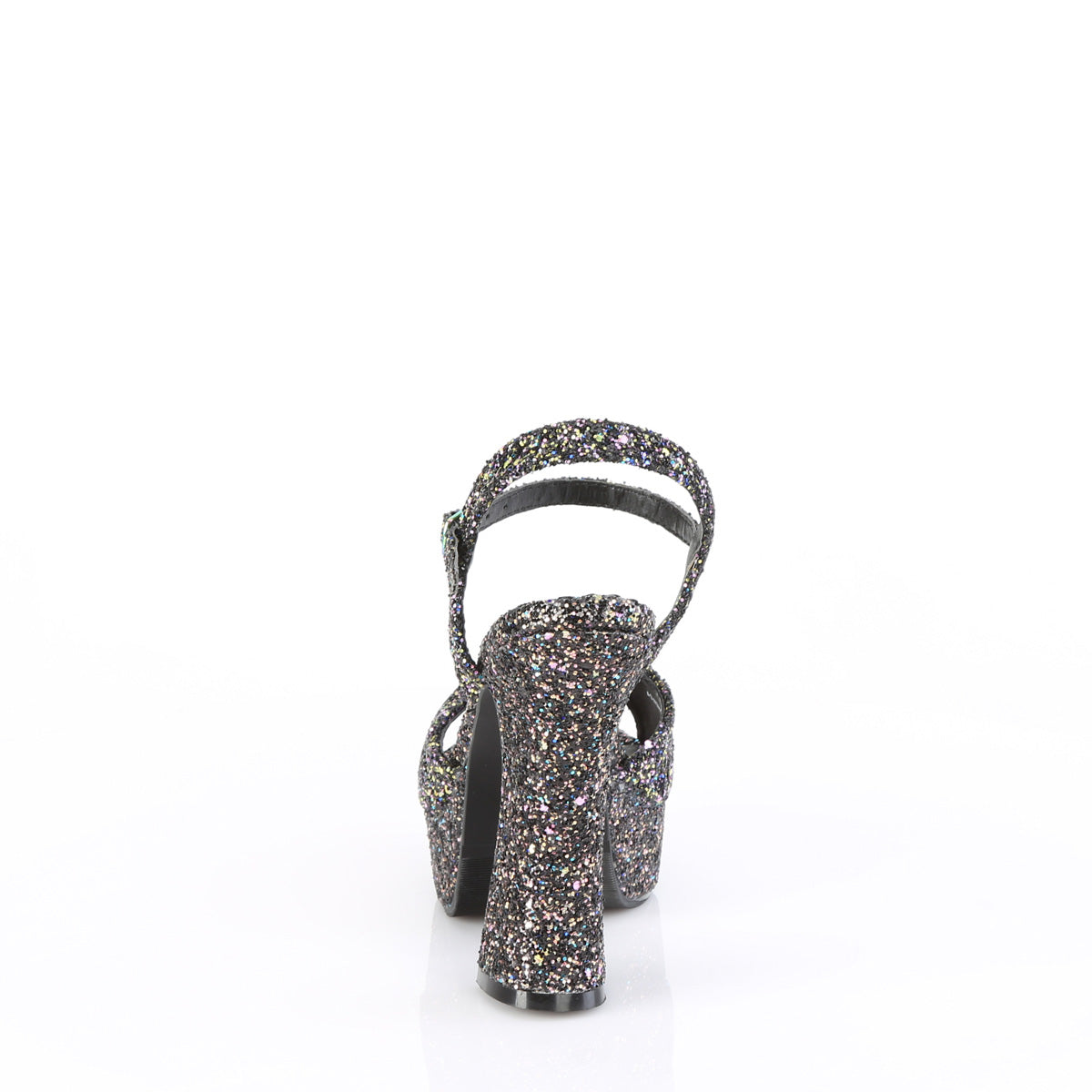 DOLLY-09 Demonia Black Multi Glitter Women's Sandals [Demonia Cult Alternative Footwear]