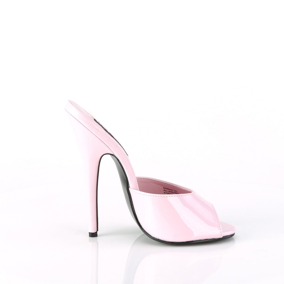 DOMINA-101 Devious Heels B Pink Patent Single Soles [Fetish Heels]