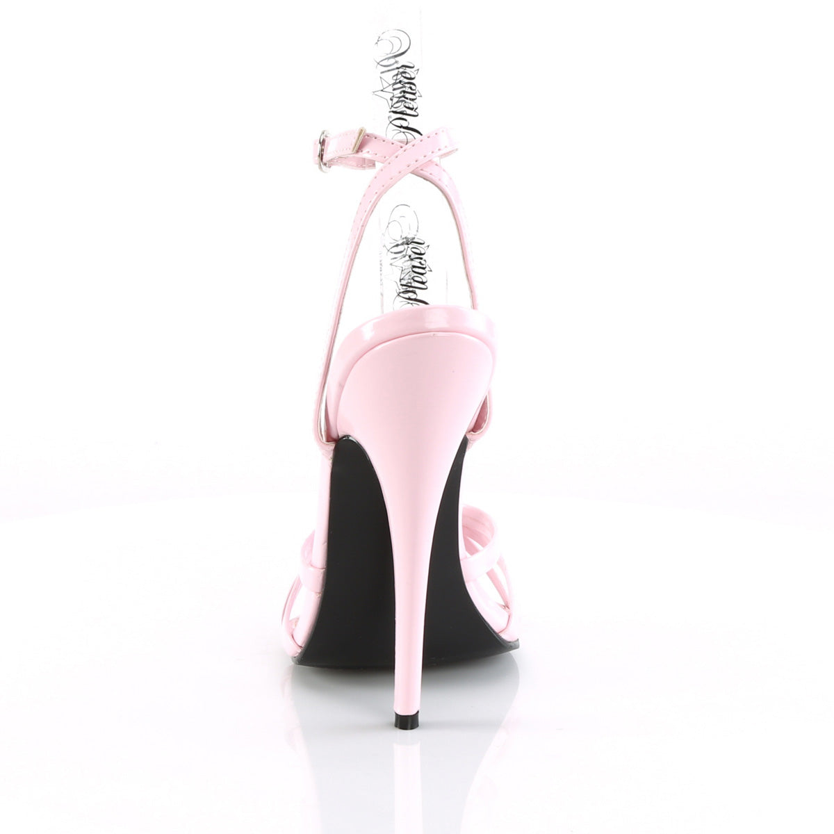 DOMINA-108 Devious Heels B Pink Patent Single Soles [Fetish Heels]