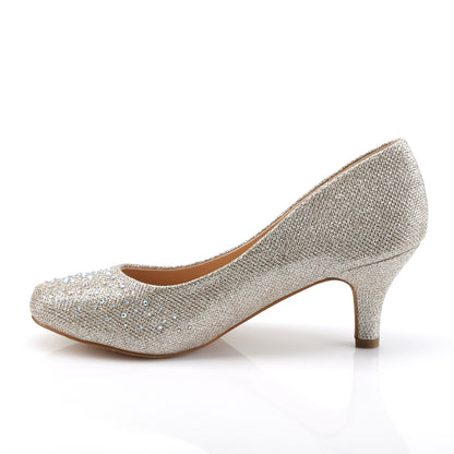 DORIS-06 Fabulicious Nude Glitter Mesh Fabric Sexy Shoes (High Heels)