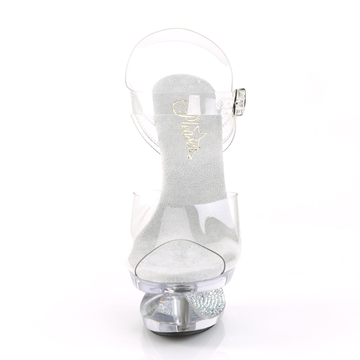 ECLIPSE-608DM Pleaser Transparent Clear Platform Shoes [Exotic Dance Shoes]