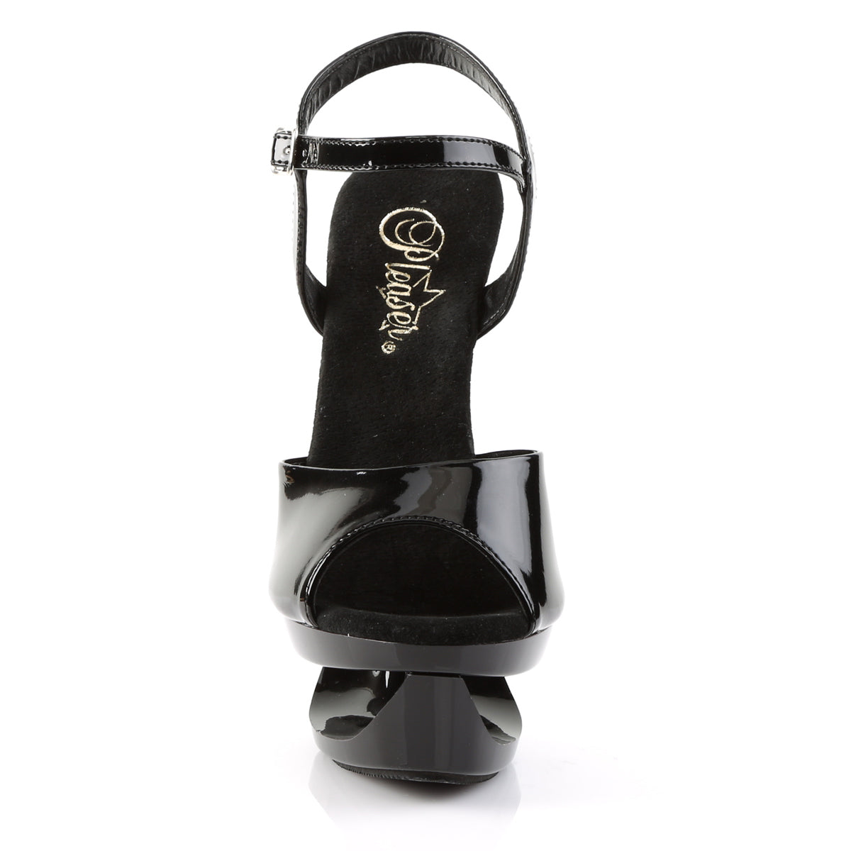 ECLIPSE-609 Pleaser Black Patent Platform Shoes [Exotic Dance Shoes]