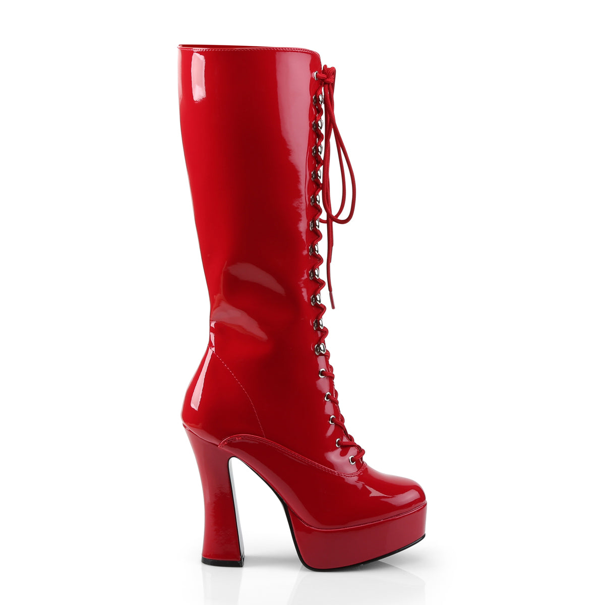 ELECTRA-2020 Pleaser Red Patent Platform Shoes [Kinky Boots]