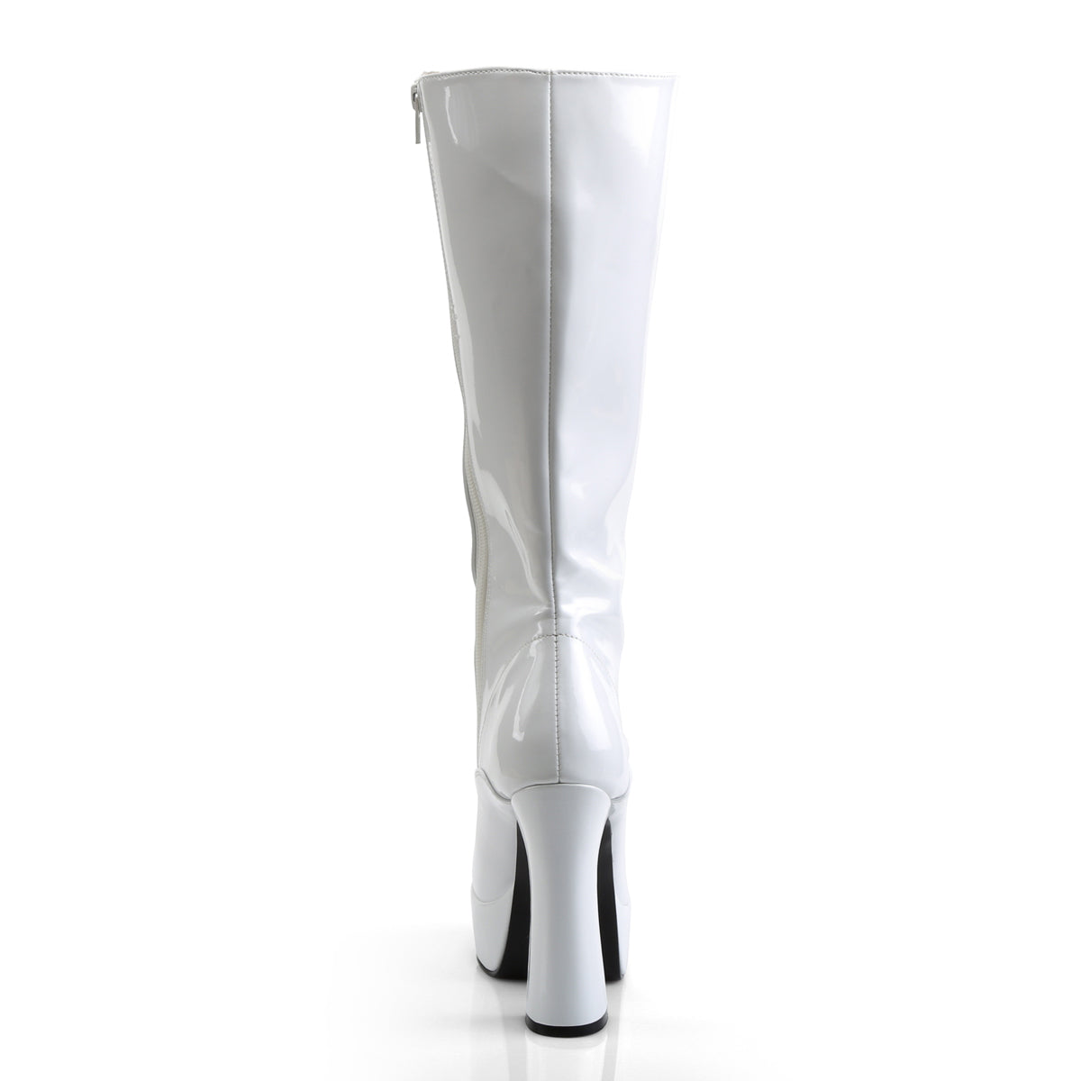 ELECTRA-2020 Pleaser White Patent Platform Shoes [Kinky Boots]