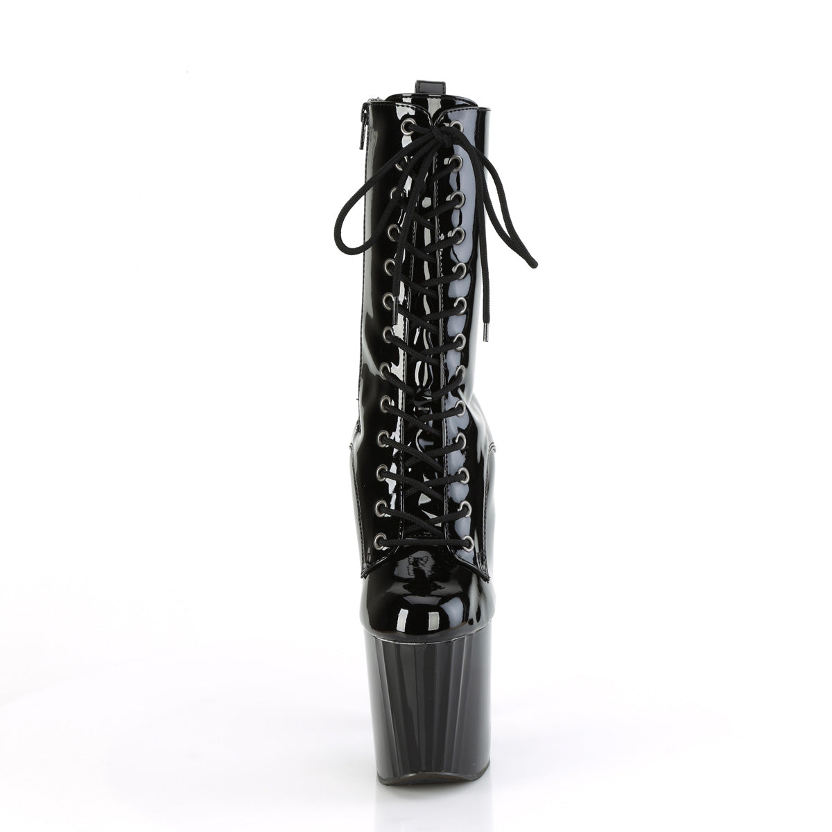 ENCHANT-1040 Pleaser Black Patent Platform Shoes [Kinky Boots]