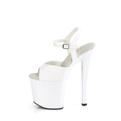 ENCHANT-709 Pleaser White Patent Sexy Platform Shoes (Pole Dancing Heels)