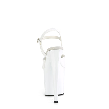 ENCHANT-709 Pleaser White Patent Sexy Platform Shoes (Pole Dancing Heels)